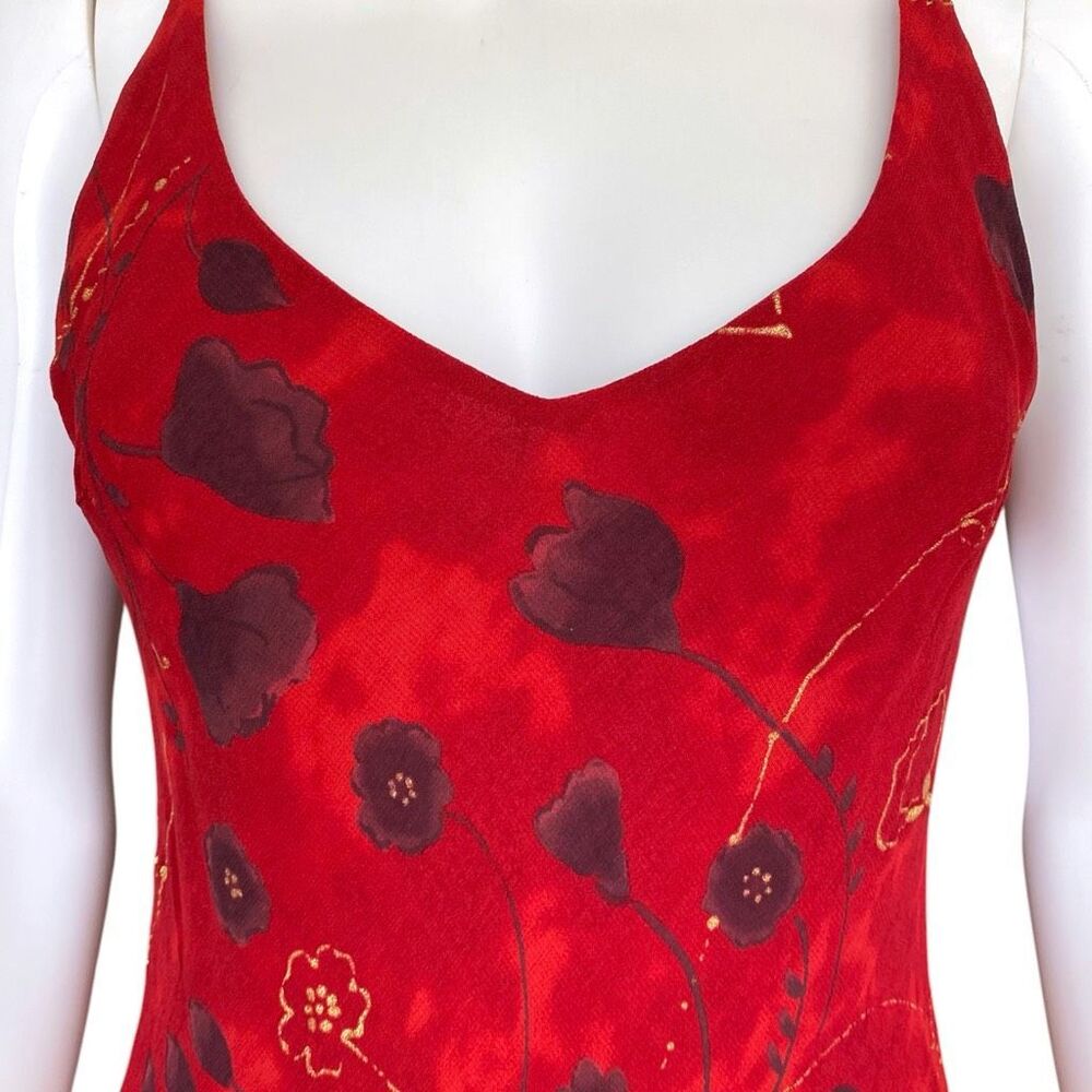 y2k vintage floral midi dress - Picture 3 of 7